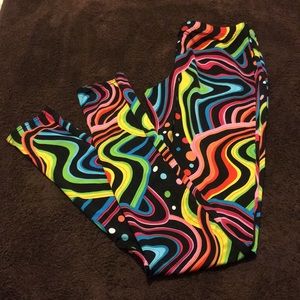 Multicolored leggings size Small